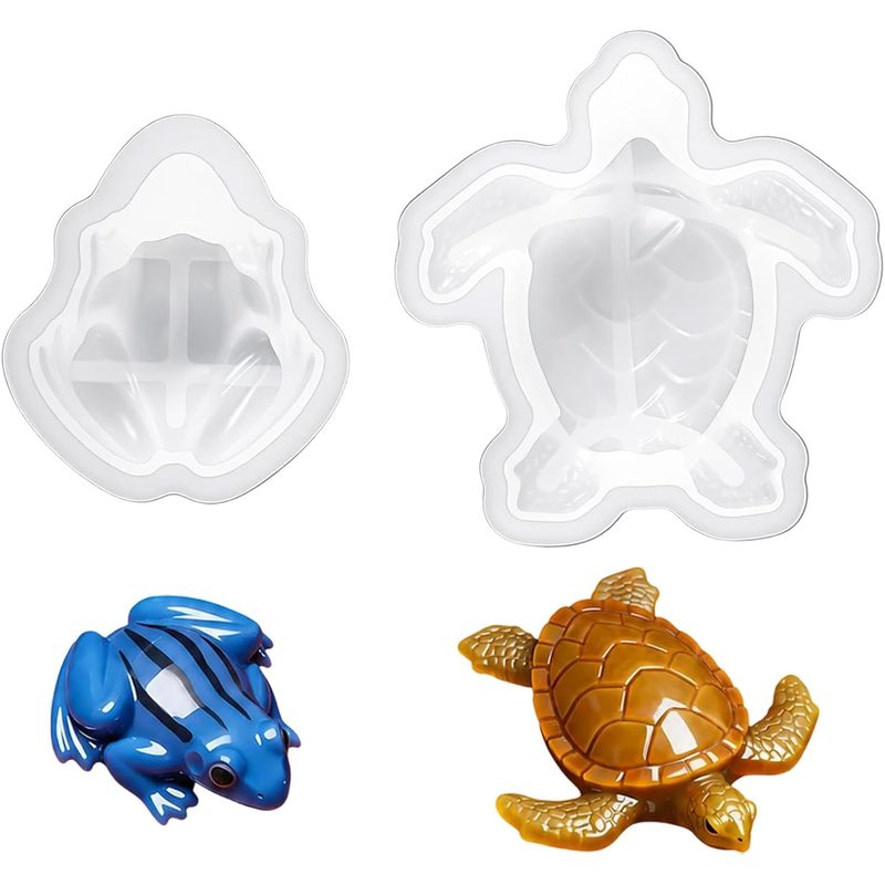 Resin Art Beach - 2Set of Sea Turtle Animal Resin