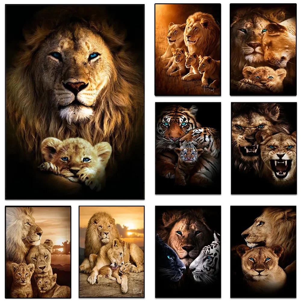 Resin Art On Wall - Classic Animal Aesthetics Wall Art Wild