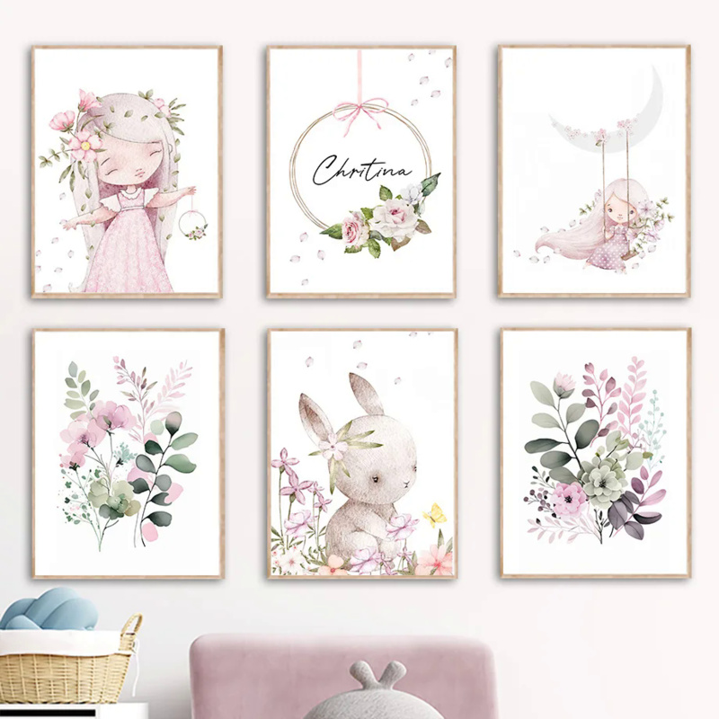 Resin Art Name - 2026 Nordic Cartoon Aesthetics Wall Art
