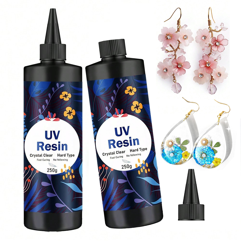 Resin Art Uv - 250g/500g UV Resin Clear Hard Glue,
