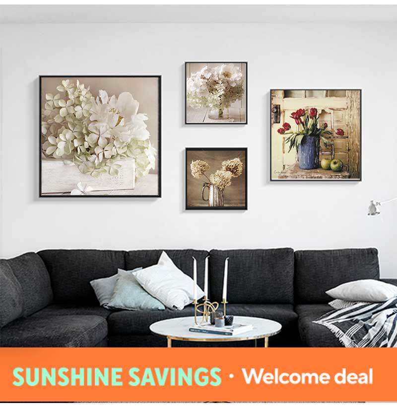 Resin Art On Wall - Vintge Fruit Flower Posters and Prints
