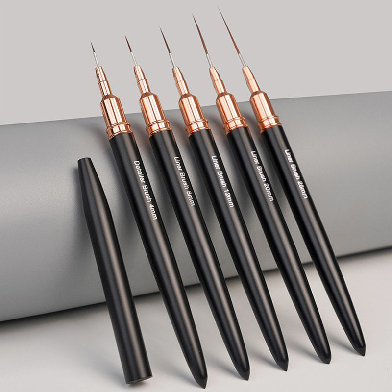 Resin Art Gel - #5Pcs/Set Professional Nail Art Liner Brush