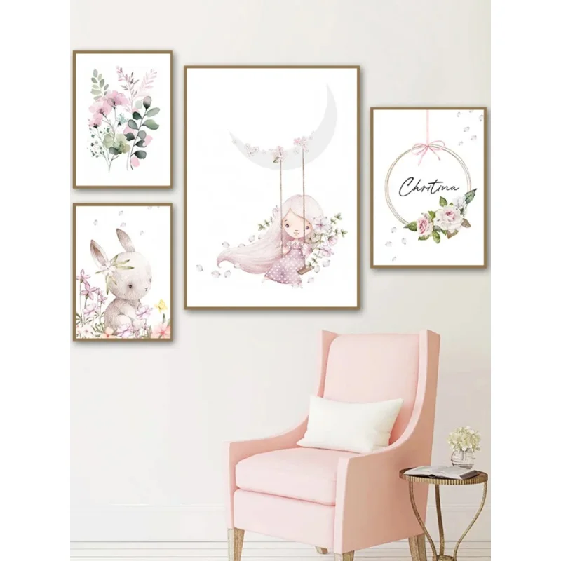 Nordic Cartoon Aesthetics Wall - Resin Art On Wall review and price