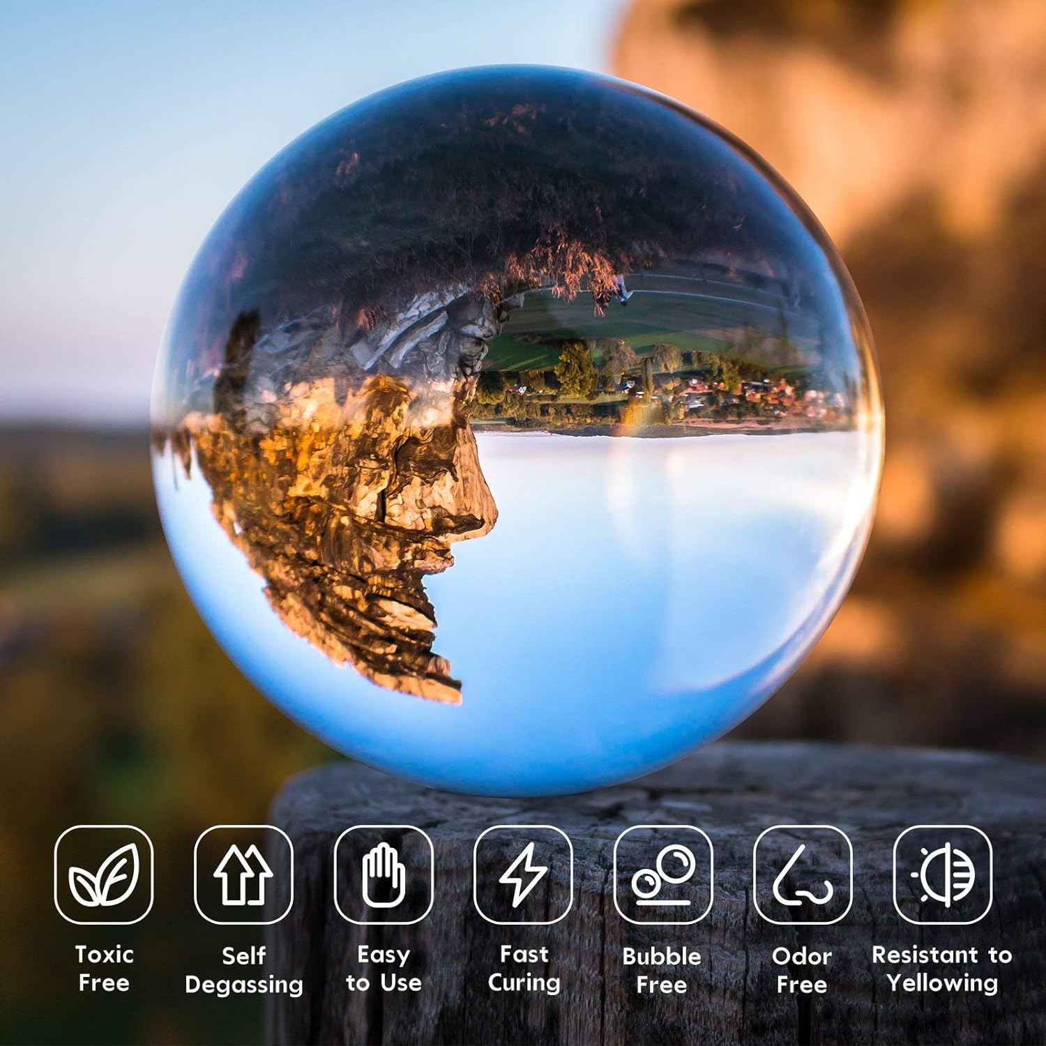 300g UV Resin Clear,Hard,Upgra - Resin Art Uv review and price