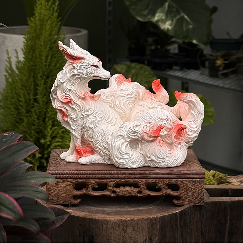 Nine-Tailed Fox Ornaments Fox  - Resin Art Gift For Anniversary review and price