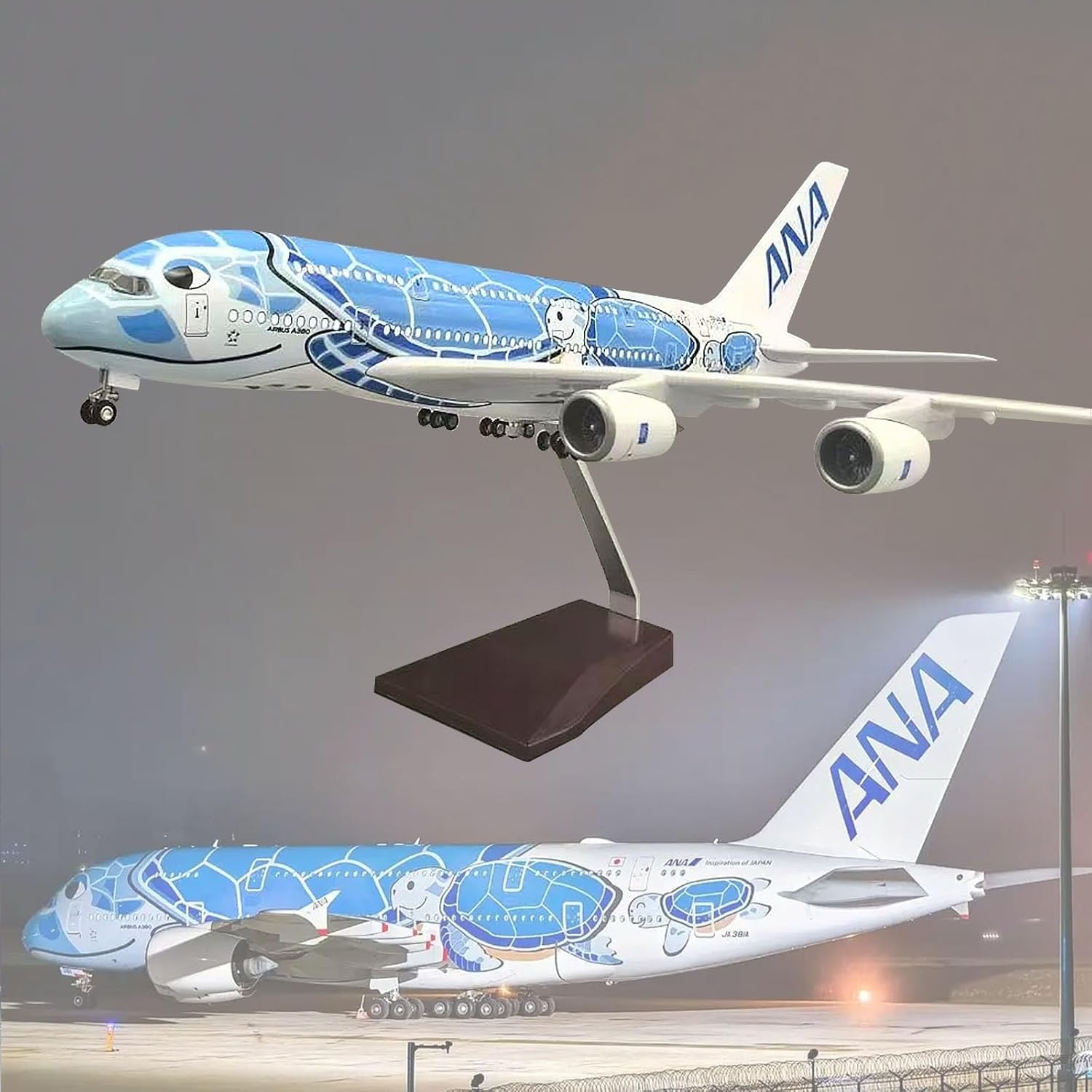 1/160 Scale Aircraft A380 Air  - Resin Art Beach review and price