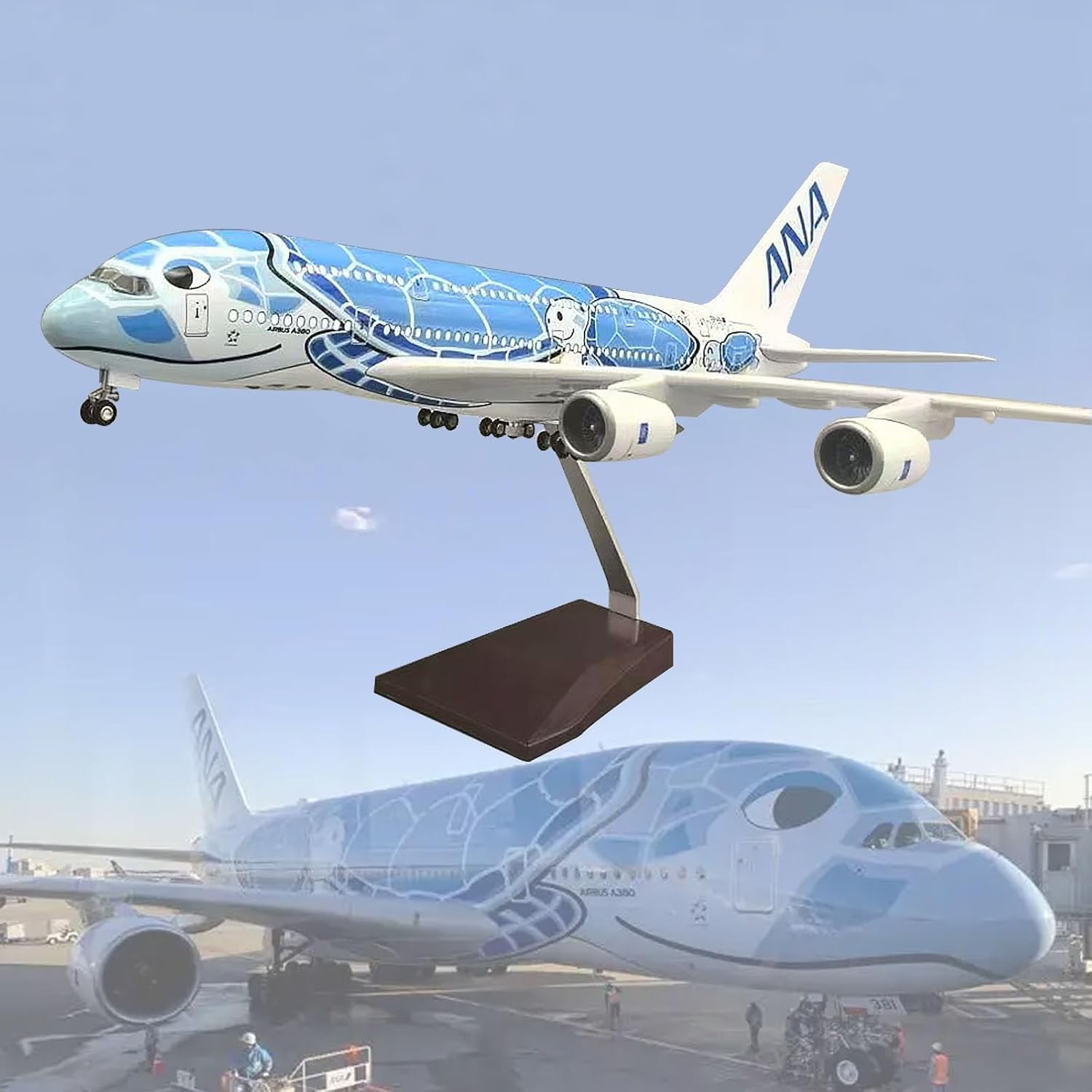 1/160 Scale Aircraft A380 Air  - Resin Art Beach review and price