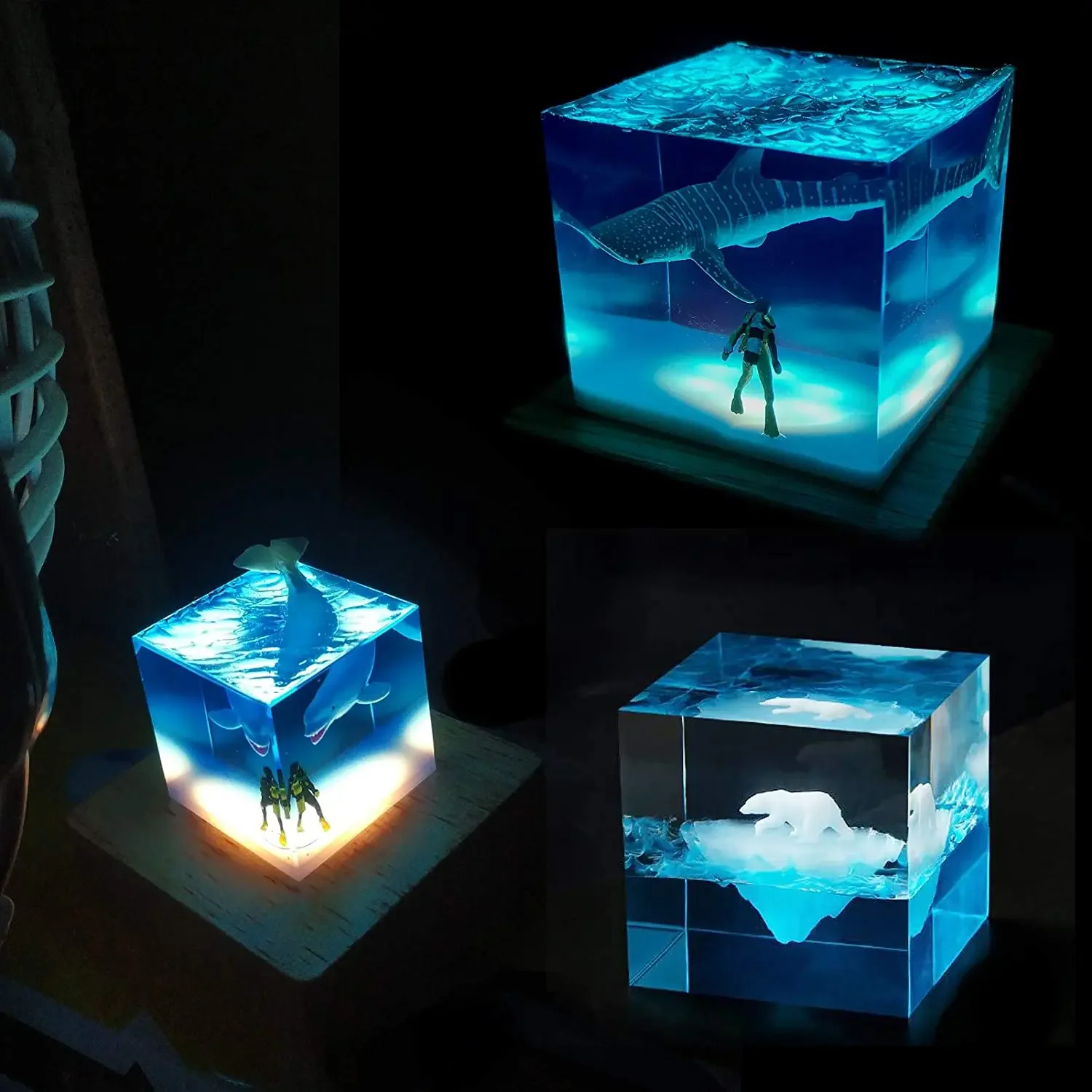 Square Light Resin Mold,led Si - Resin Art Equipment review and price
