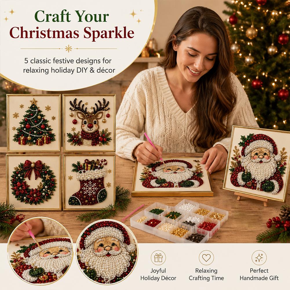 Christmas Santa Claus Pearl Ar - Resin Art Diy review and price