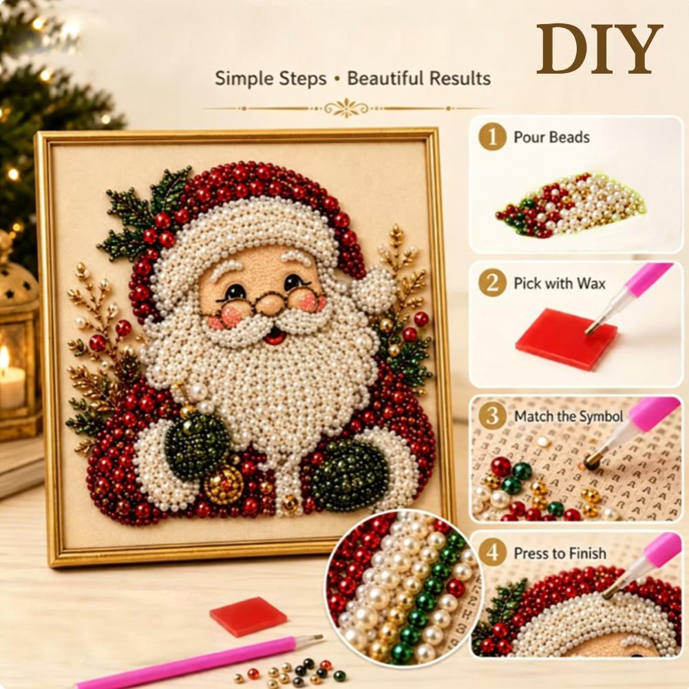 Christmas Santa Claus Pearl Ar - Resin Art Diy review and price