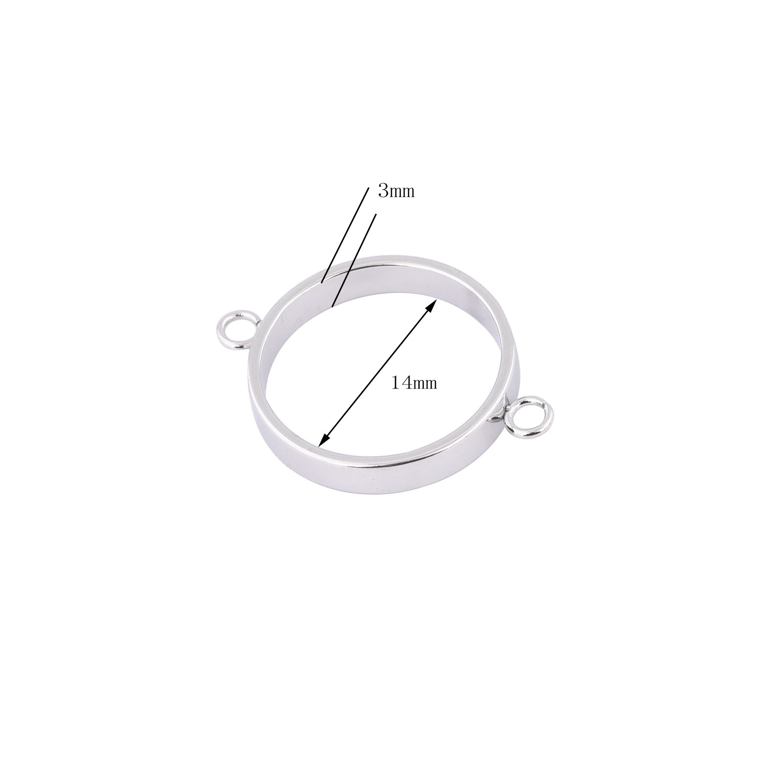 10pcs Stainless Steel 14mm Ope - Resin Art Engagement review and price