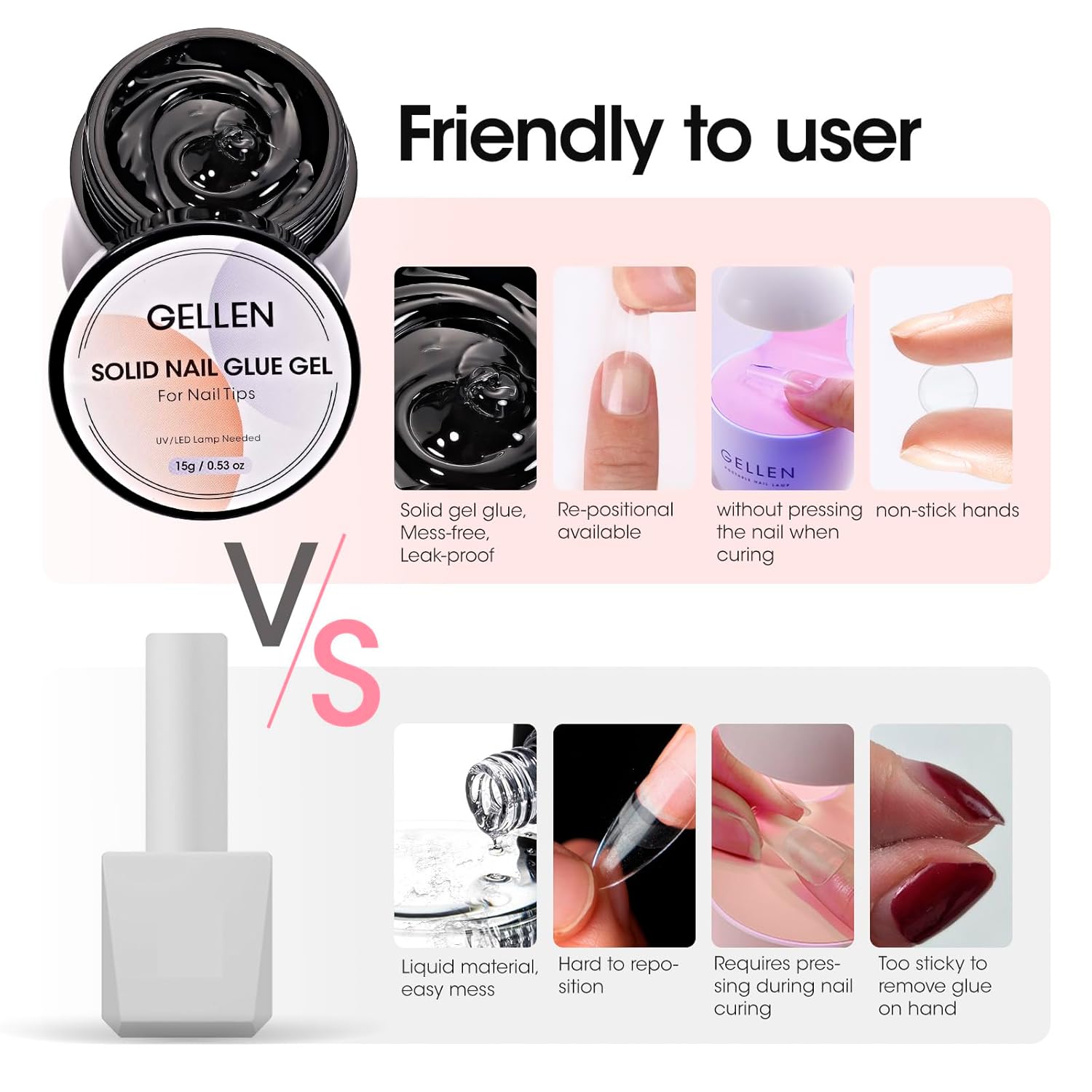 GELLEN Nail Solid Glue Builder - Resin Art Gel review and price