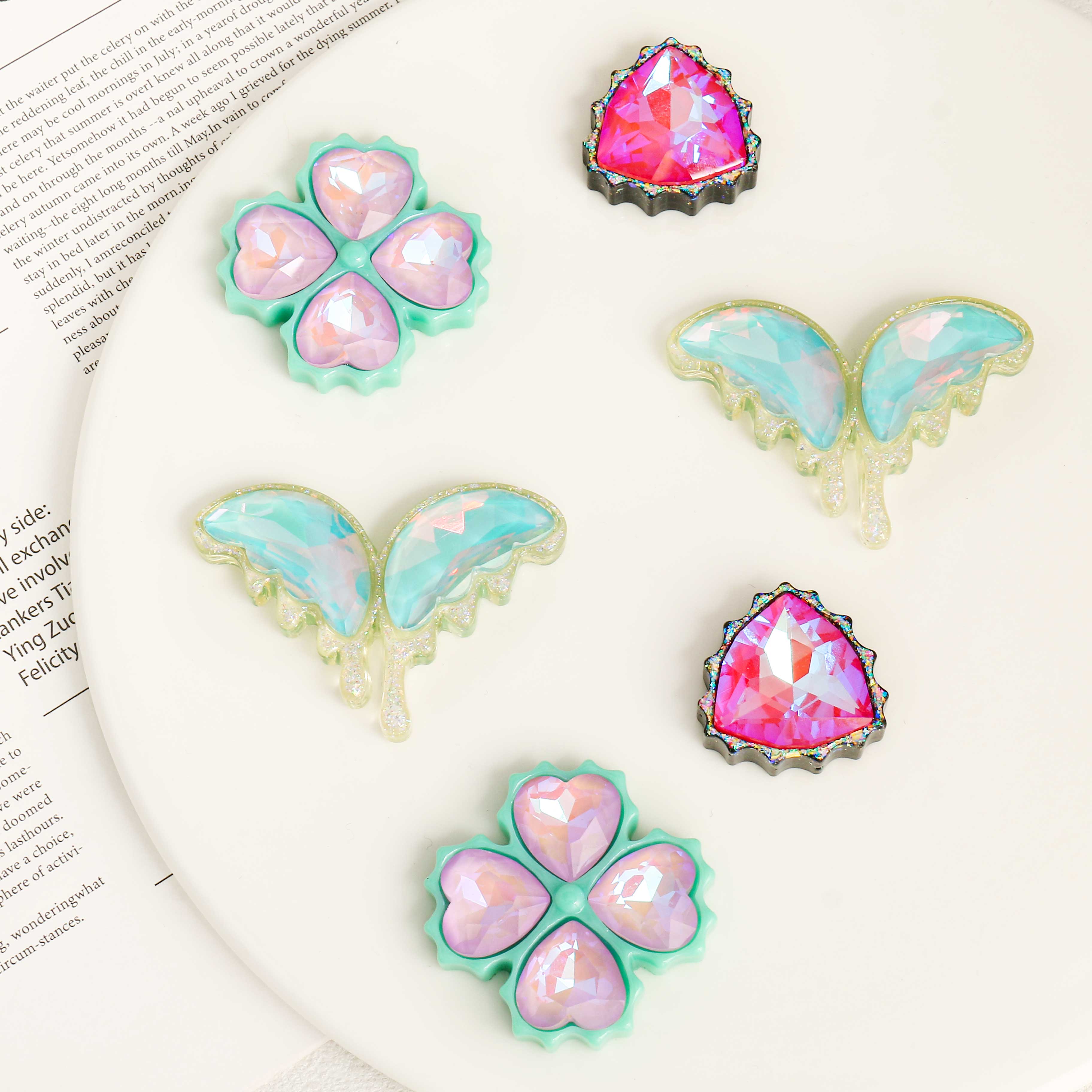 Multicolor Zircon Jewelry Maki - Resin Art Geode review and price