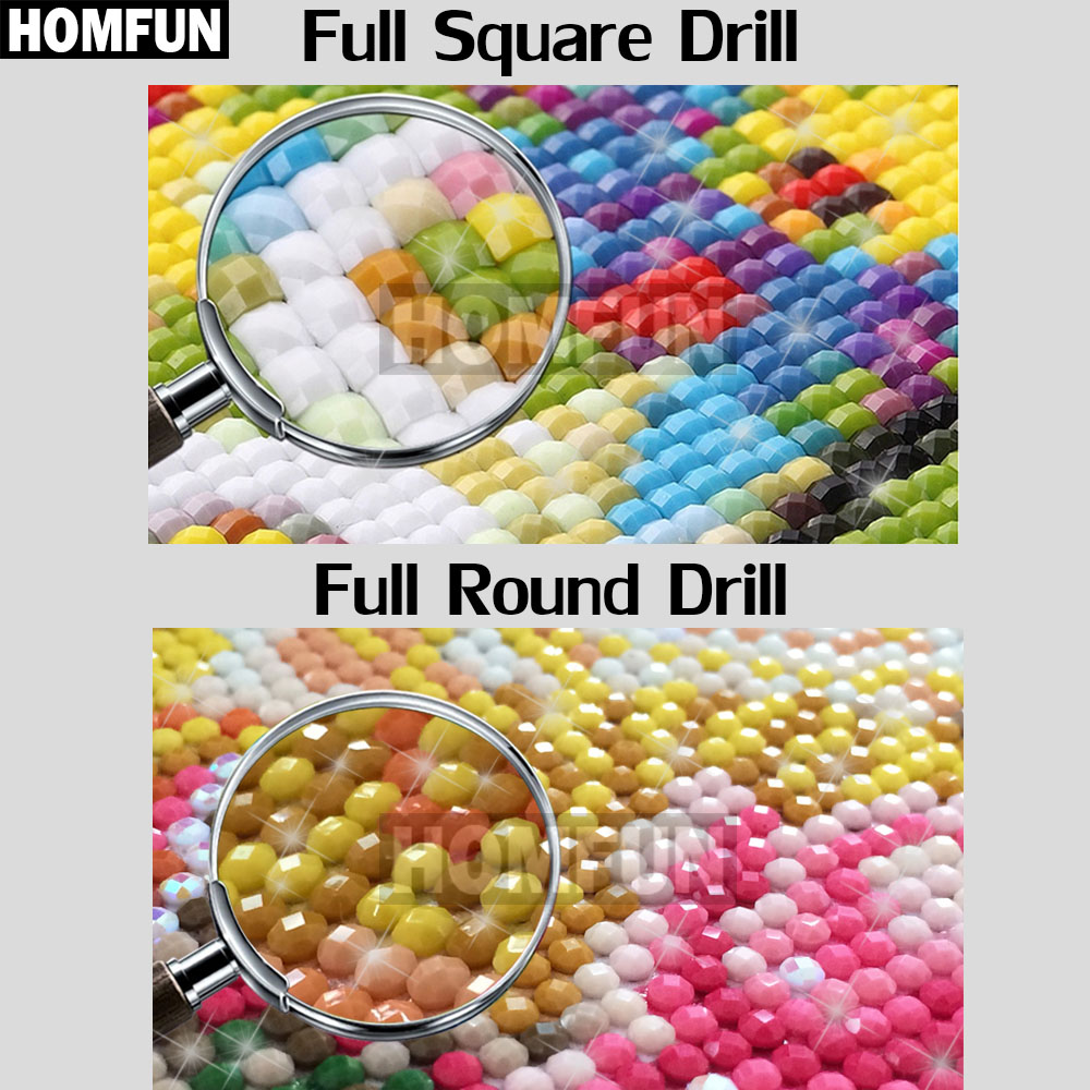 HOMFUN Diy 5d Diamond Painting - Resin Art Beach review and price