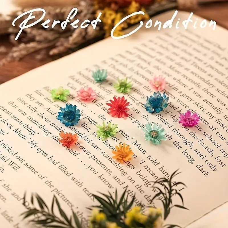Classic artificial Flower Mix  - Resin Art Earrings Design review and price