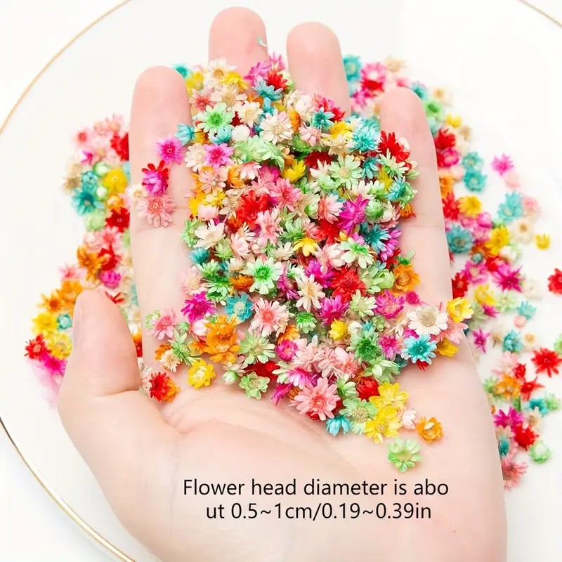 Classic artificial Flower Mix  - Resin Art Earrings Design review and price