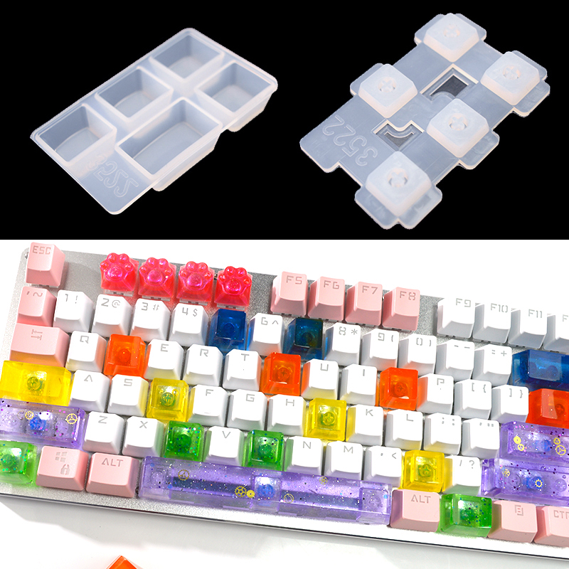 Key Cap Resin Mold Silicone Ke - Resin Art Equipment review and price