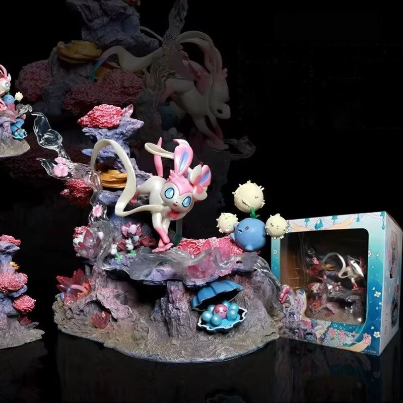 Gk Figure Sylveon Shroomish Cl - Resin Art Anime review and price
