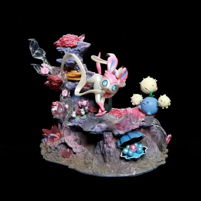 Gk Figure Sylveon Shroomish Cl - Resin Art Anime review and price