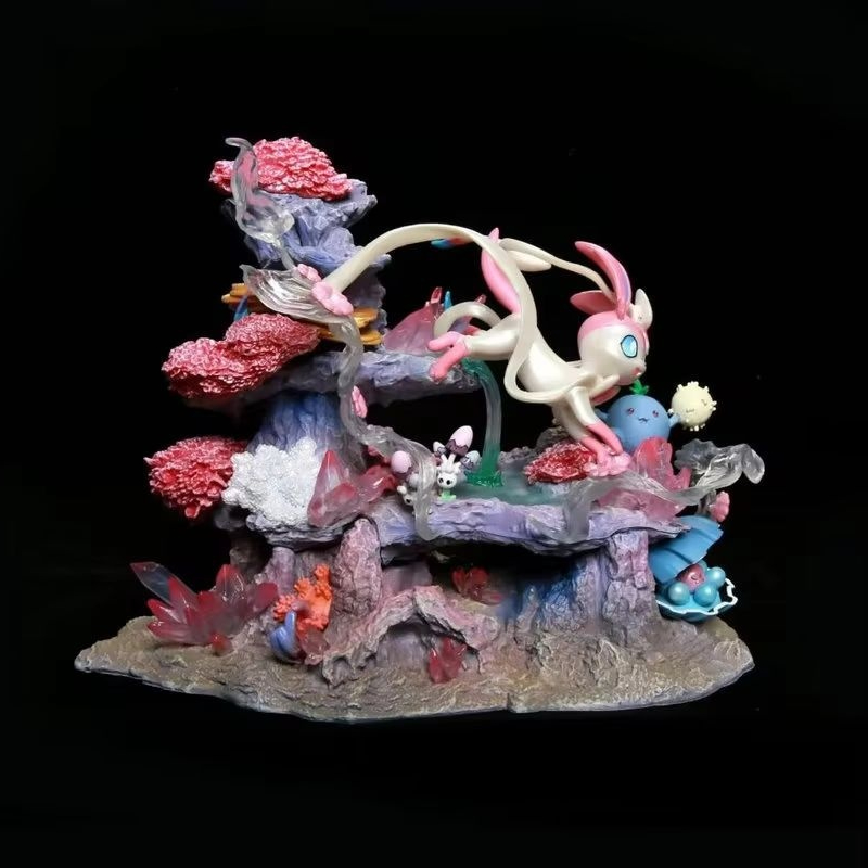 Gk Figure Sylveon Shroomish Cl - Resin Art Anime review and price