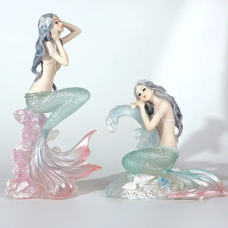 Exquisite Resin Mermaid Coral  - Resin Art Beach review and price