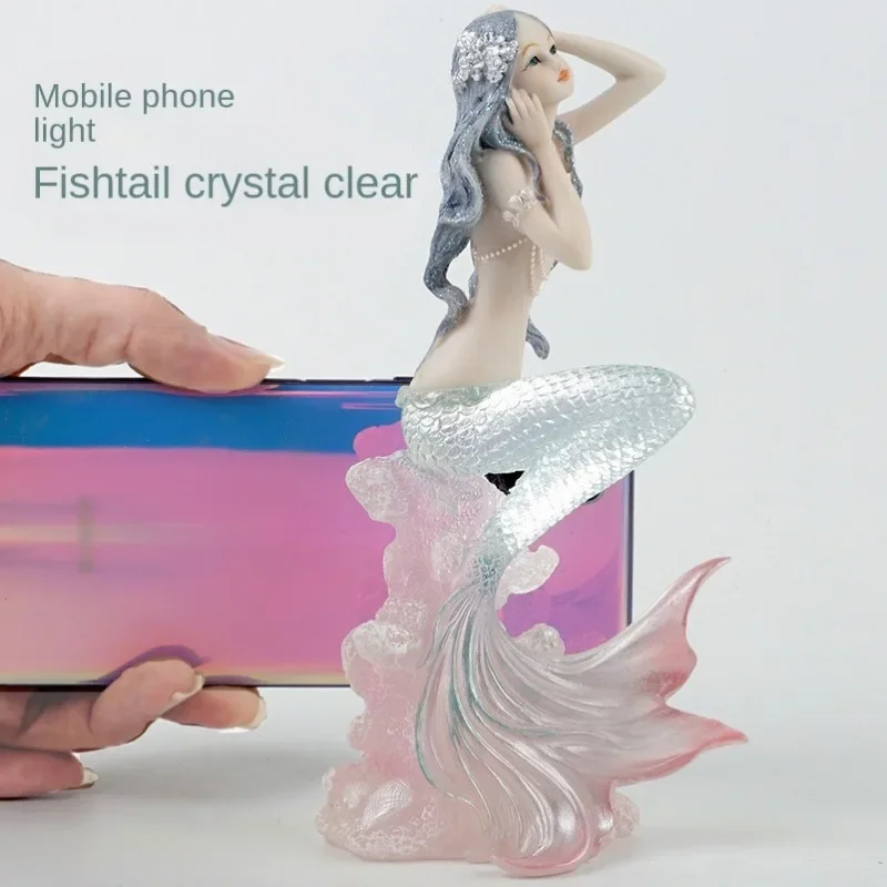 Exquisite Resin Mermaid Coral  - Resin Art Beach review and price