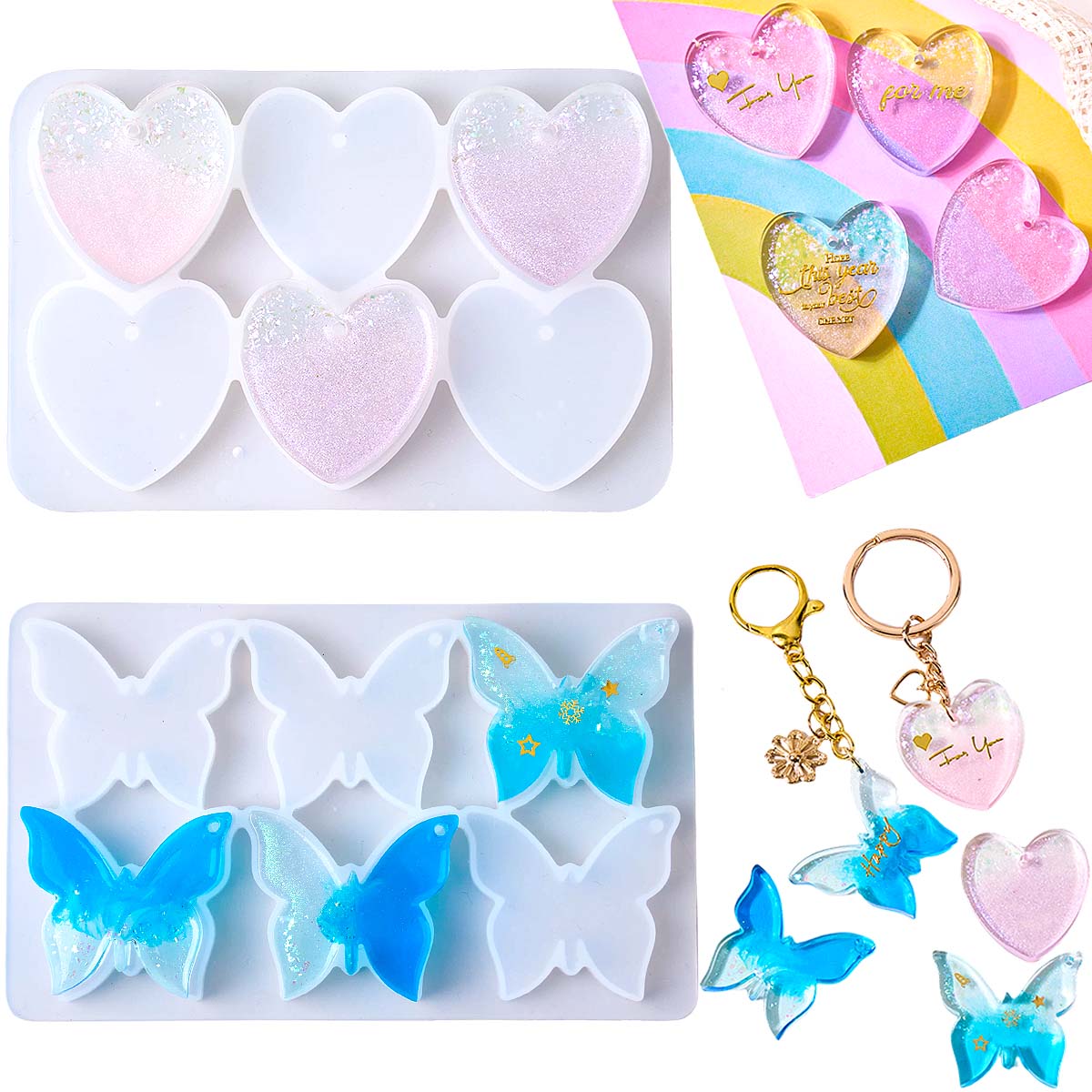 Six-hole with Holes Earring Si - Resin Art Epoxy review and price