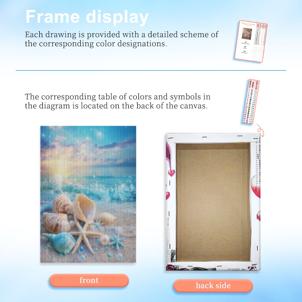 Frameless, Beach Shell Diamond - Resin Art Beach review and price