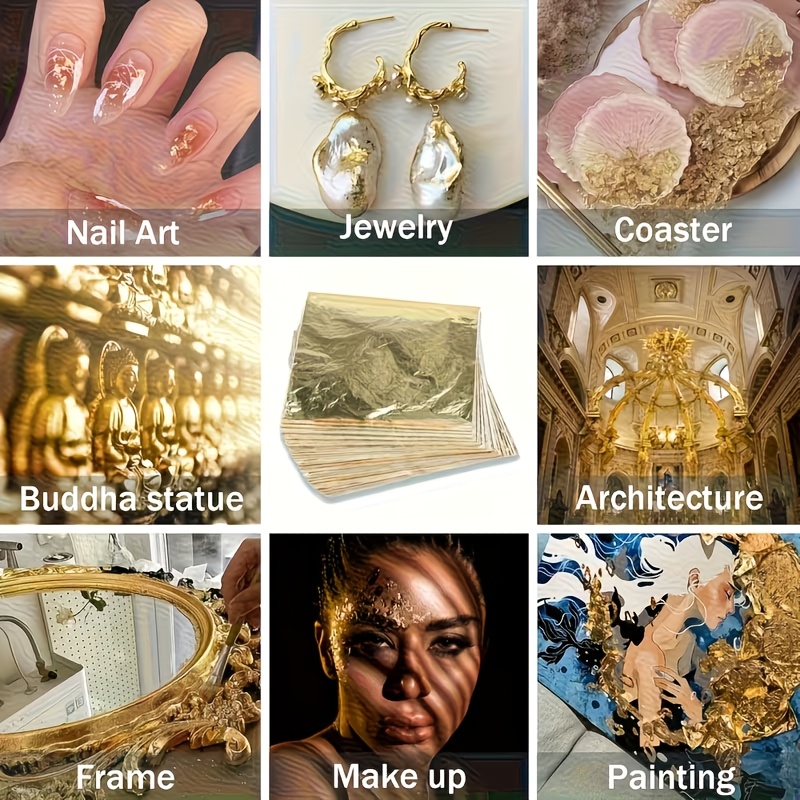 Set of 100Pcs Imitation Gold F - Resin Art Gift For Anniversary review and price