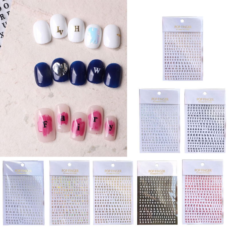 1PCS New English Alphabet Nail - Resin Art Equipment review and price