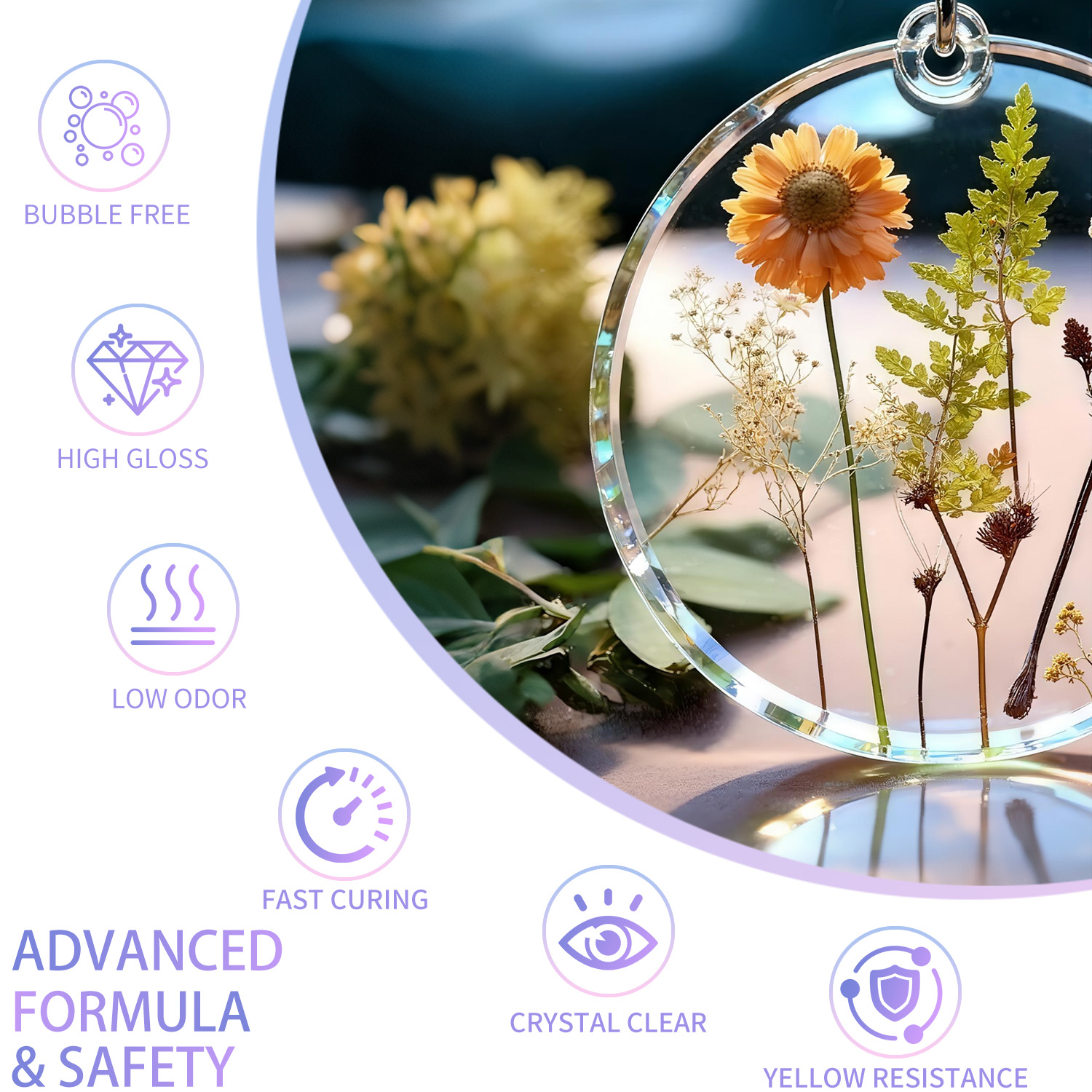 200g UV Resin Crystal Clear Ha - Resin Art Epoxy review and price