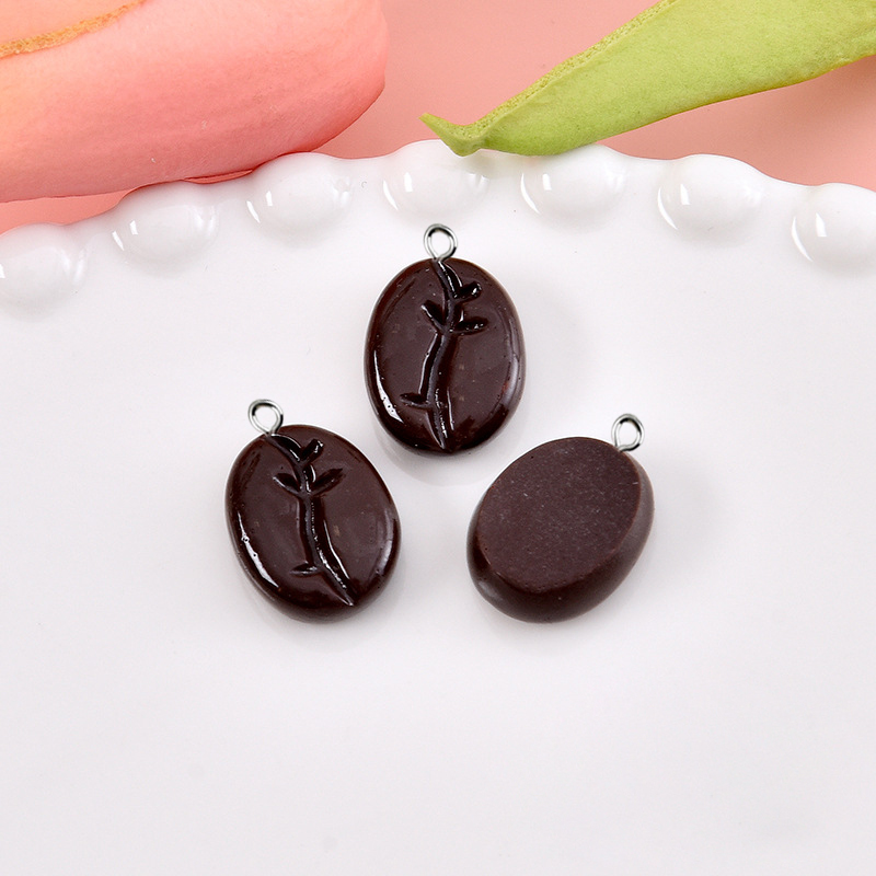 10pcs Coffee Beans Resin Penda - Resin Art Keychain review and price