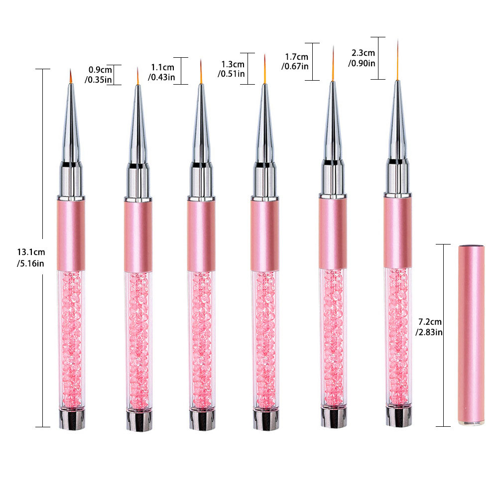 6pcs/Set Acrylic French Stripe - Resin Art Gel review and price
