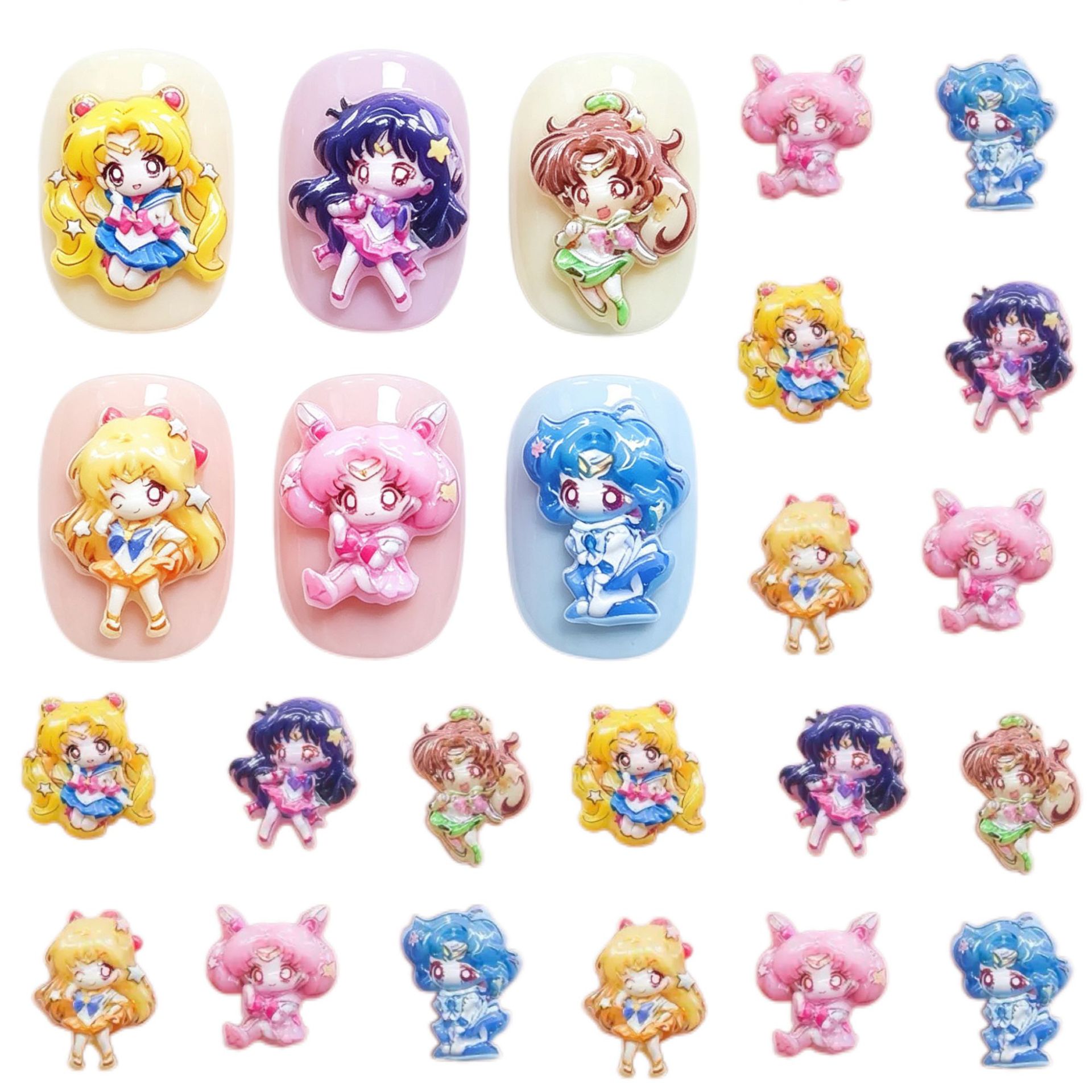 30/100pcs Cartoon for Sailor M - Resin Color Paste review and price