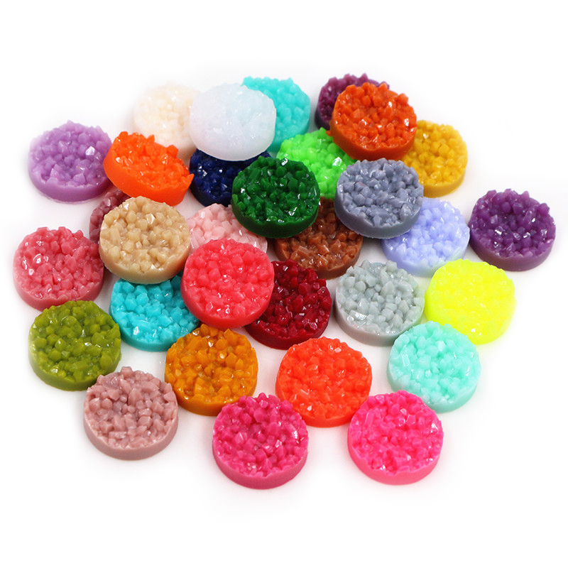 40pcs Resin Druzy Cabochons Do - Resin Art Engagement review and price