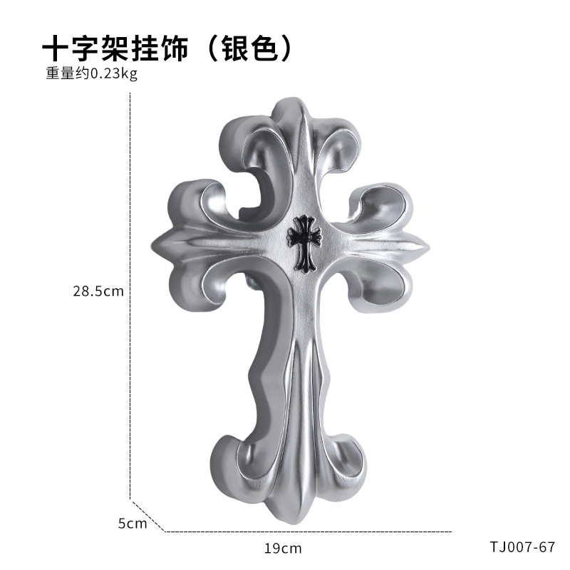 Retro Cross Wall Decor Gothic  - Resin Art On Wall review and price