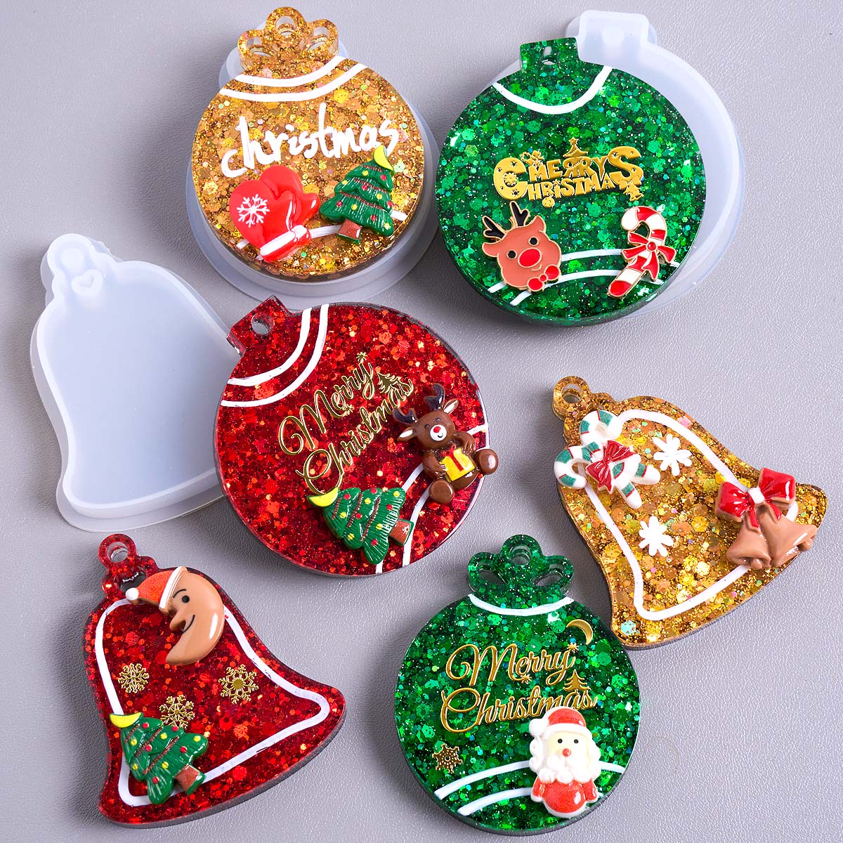 Xmas Tag Pendant Silicone Mold - Resin Art Uv review and price