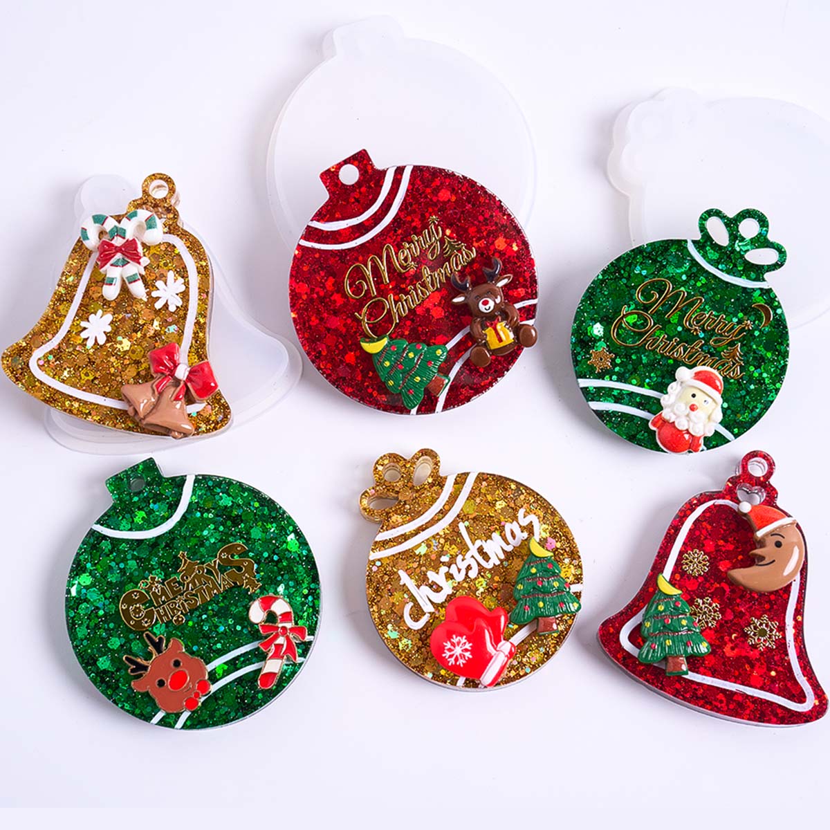 Xmas Tag Pendant Silicone Mold - Resin Art Uv review and price
