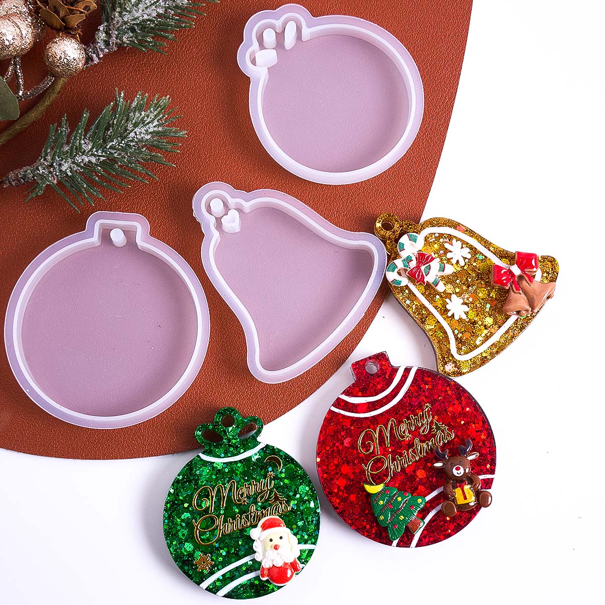 Xmas Tag Pendant Silicone Mold - Resin Art Uv review and price