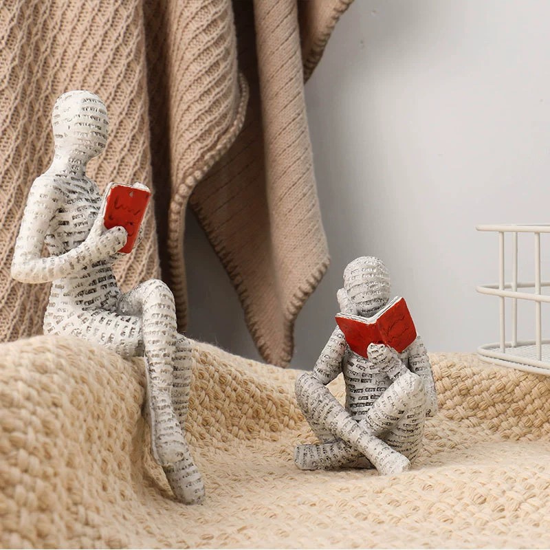 1pc Creative Reading Paper Pul - Resin Art Gift For Anniversary review and price