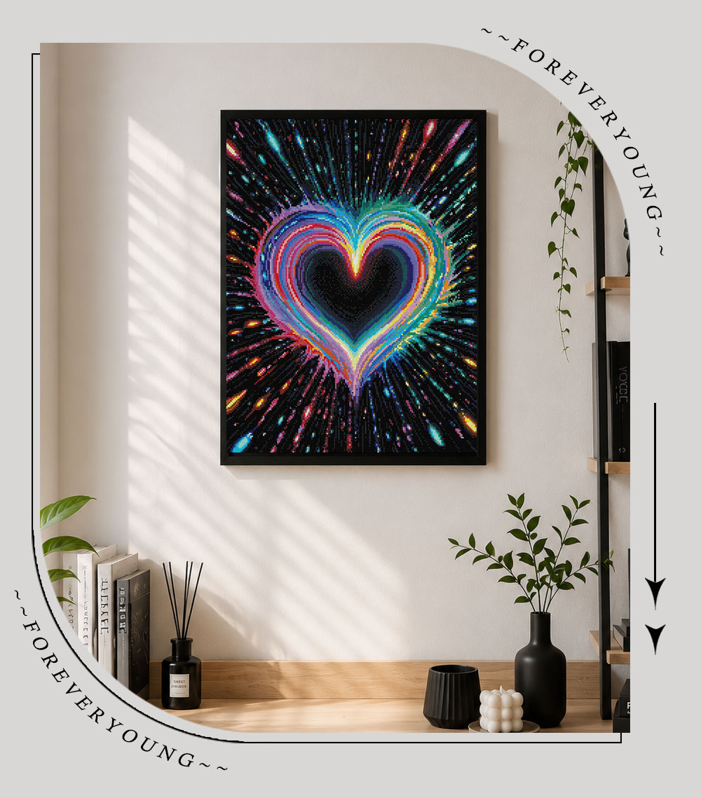 ForeverYoung 43.7×58.3cm Heart - Resin Art On Wall review and price