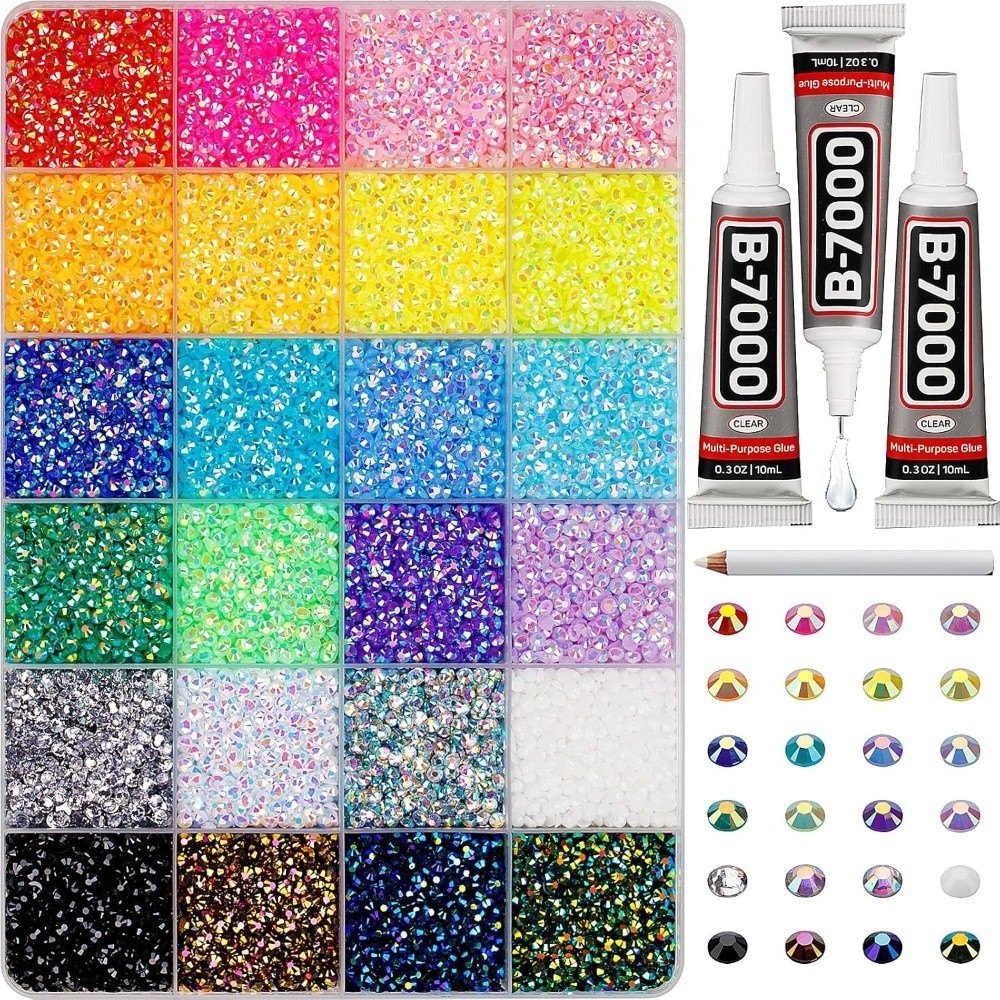 Multicolor Resin Rhinestone Ki - Resin Art Equipment review and price