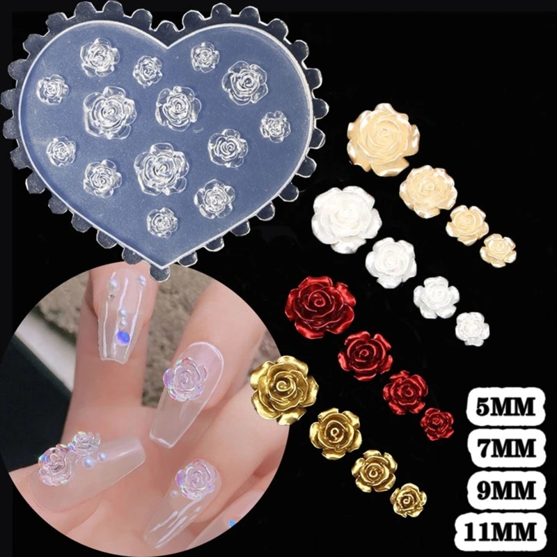 3D Rose Flower Nail Art Decora - Resin Art Equipment review and price