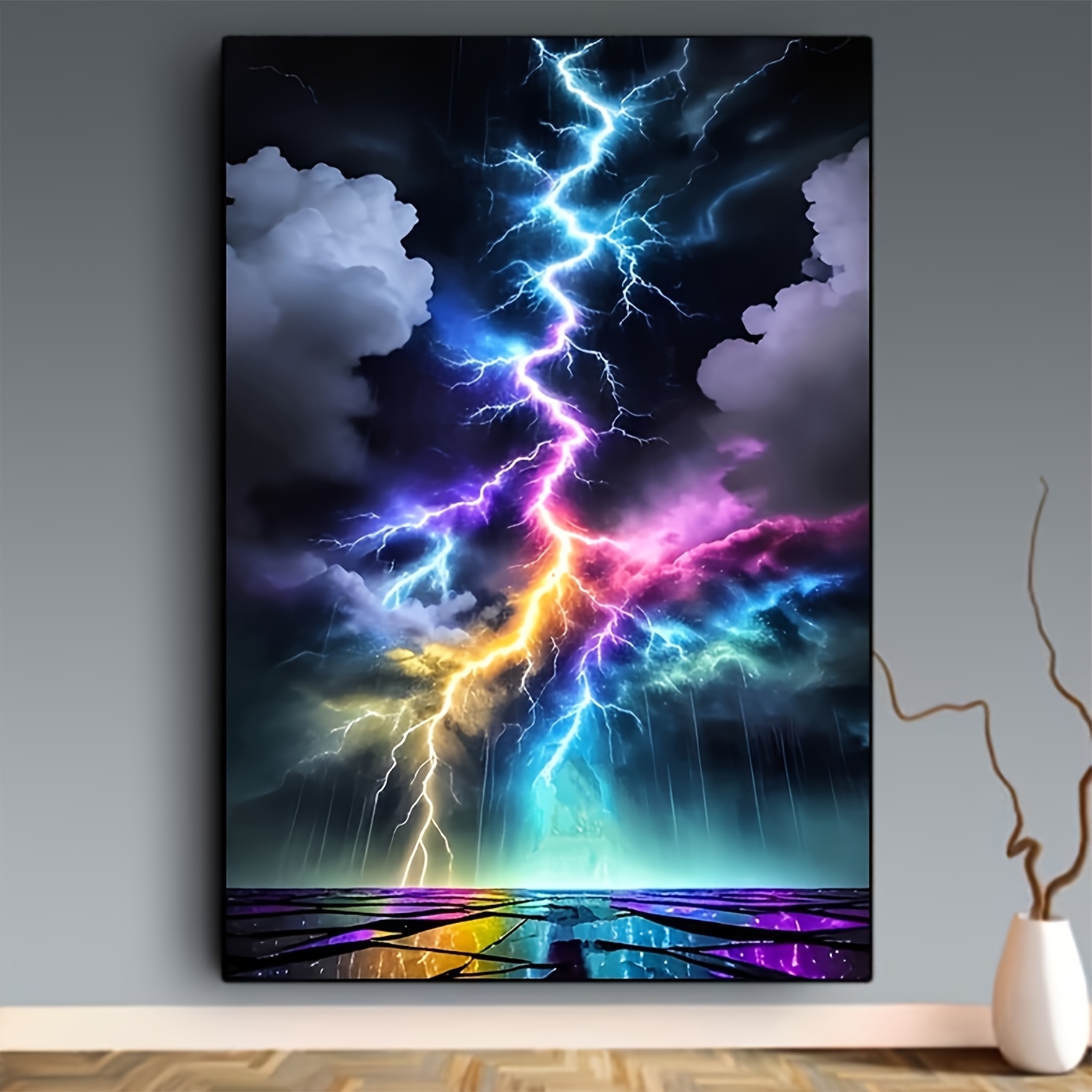 DIY Diamond Painting Colorful  - Resin Art On Wall review and price
