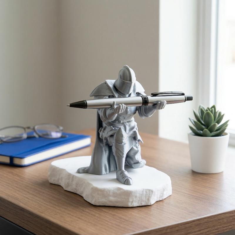 Knight Pen Holder Resin Mediev - Resin Art Equipment review and price