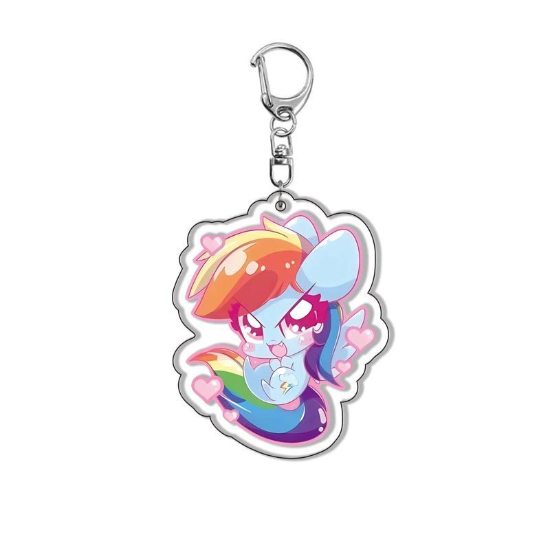 My Little Pony Anime Acrylic C - Resin Art Keychain review and price