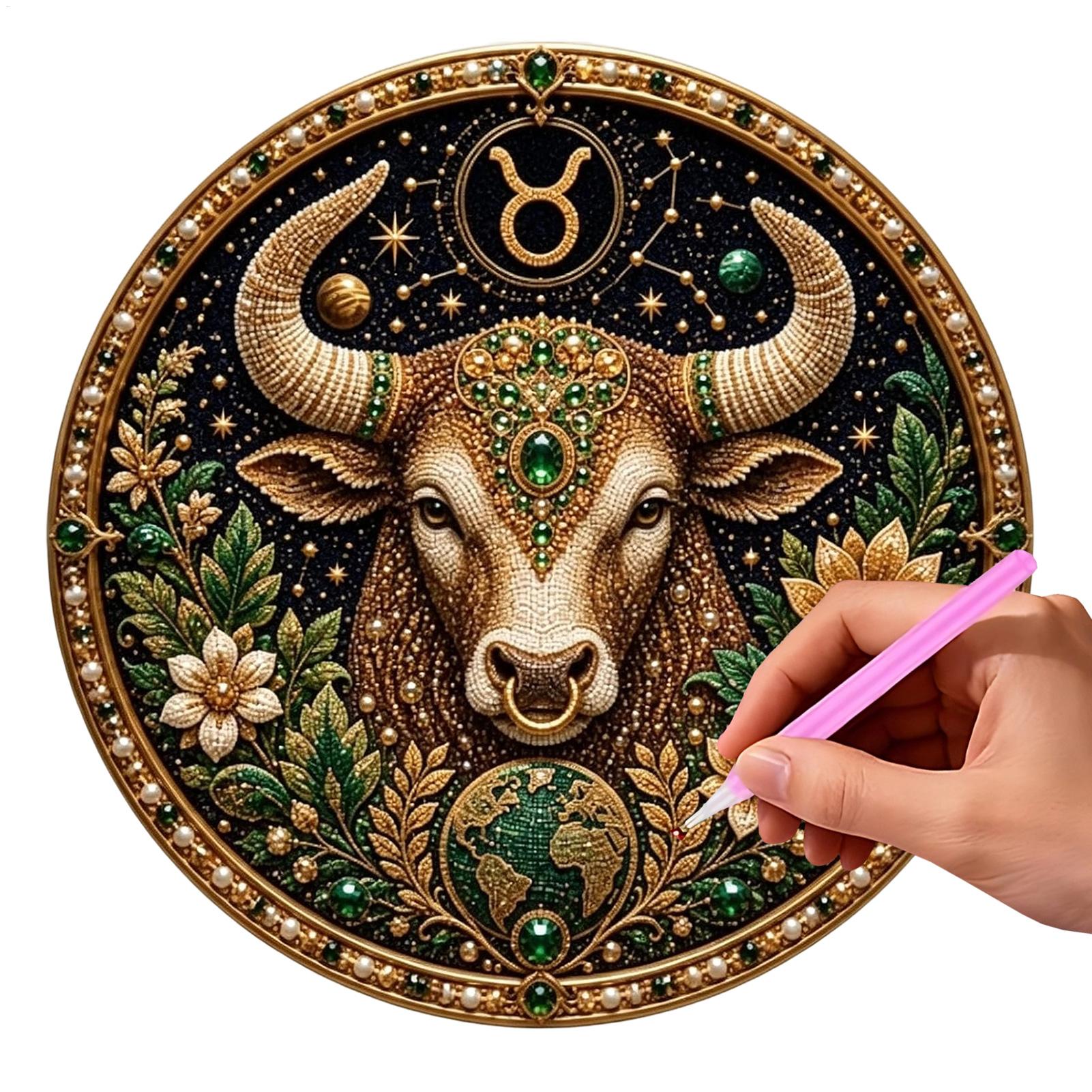 12 Zodiacs Signs Pearl Art Kit - Resin Art On Wall review and price
