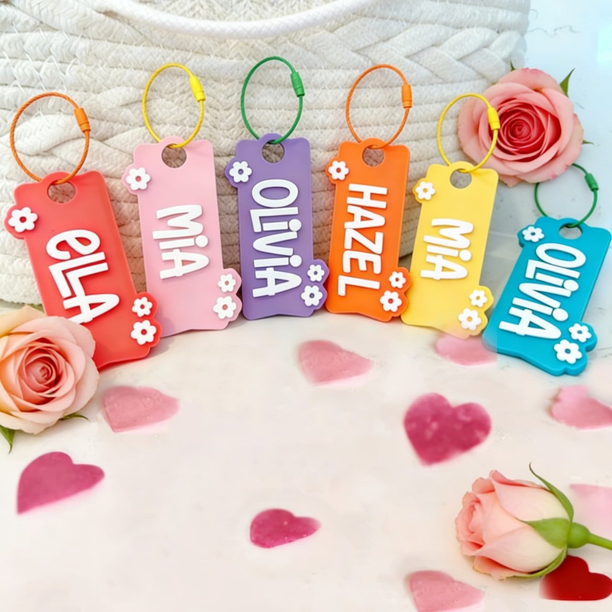 Custom Name Acrylic Keychain P - Resin Art Name review and price