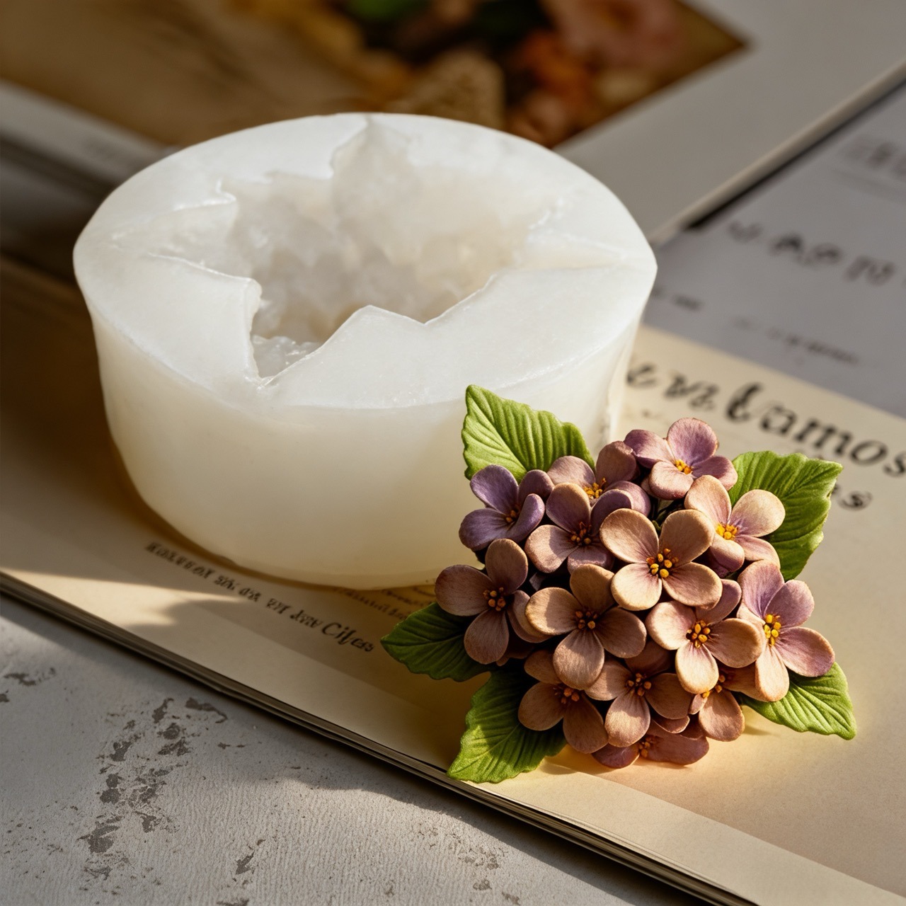 2-Piece 3D Rose and Lilac Sili - Resin Art All review and price