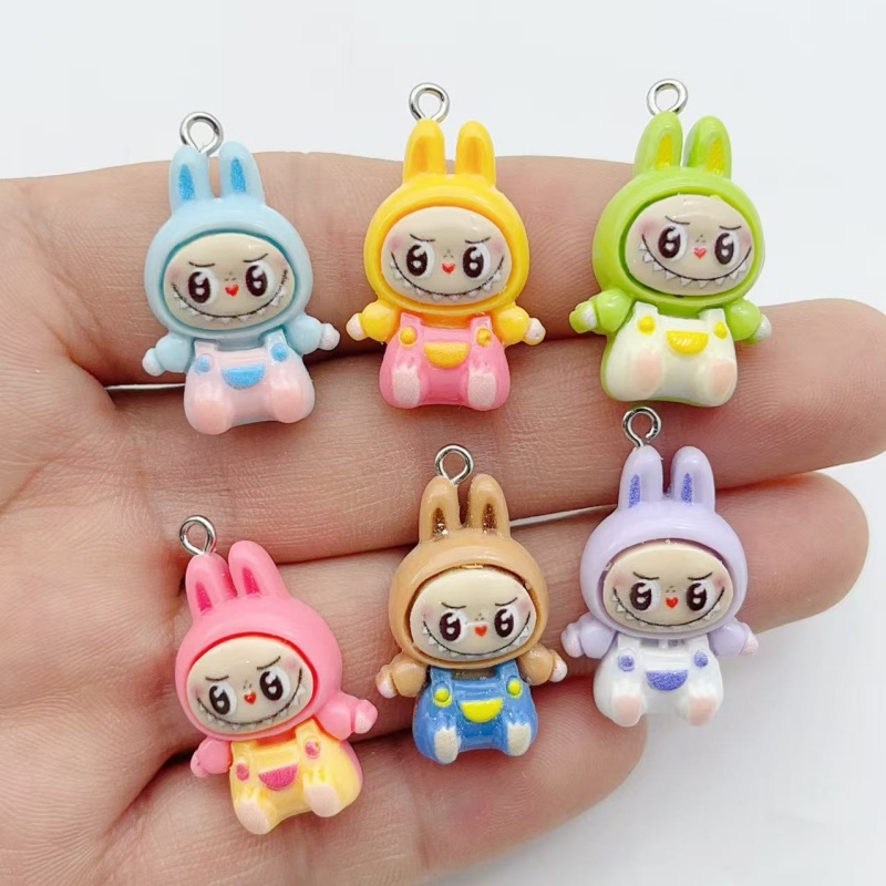 10Pcs Kawaii Rabbit Strawberry - Resin Art Engagement review and price